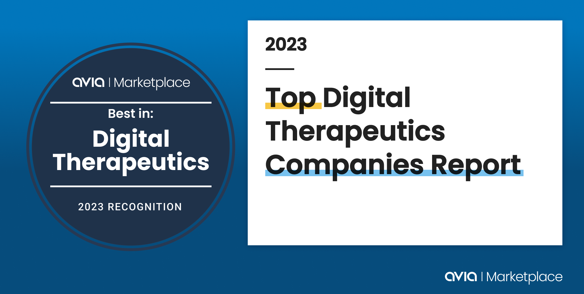 Xealth Named to AVIA Marketplace’s Top Digital Therapeutics Companies